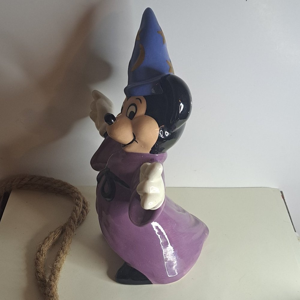 10" MICKEY MOUSE Sorcerers Apprentice Ceramic Figurine - Picture 5 of 13